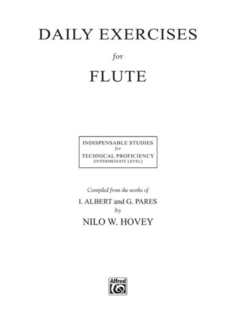 Daily Exercises for Flute