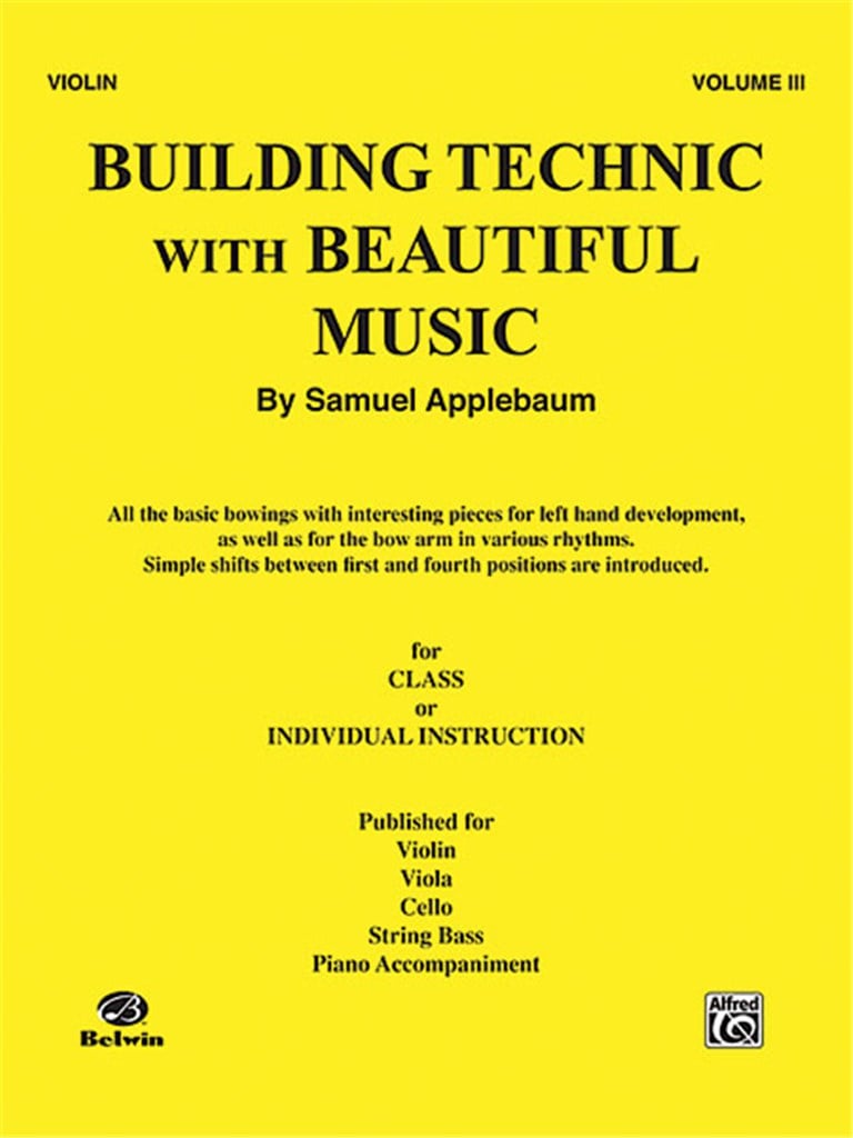Building Technic With Beautiful Music, Book III