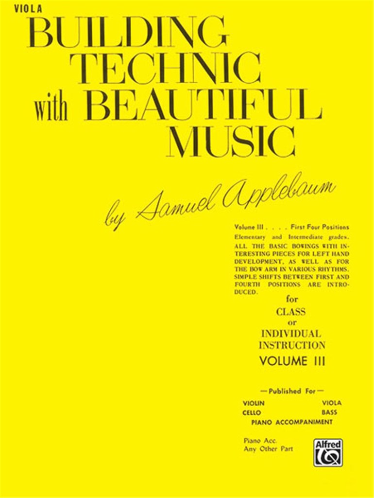 Building Technic With Beautiful Music, Book III