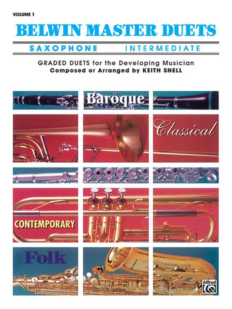Belwin Master Duets (Saxophone), Intermed Vol. 1