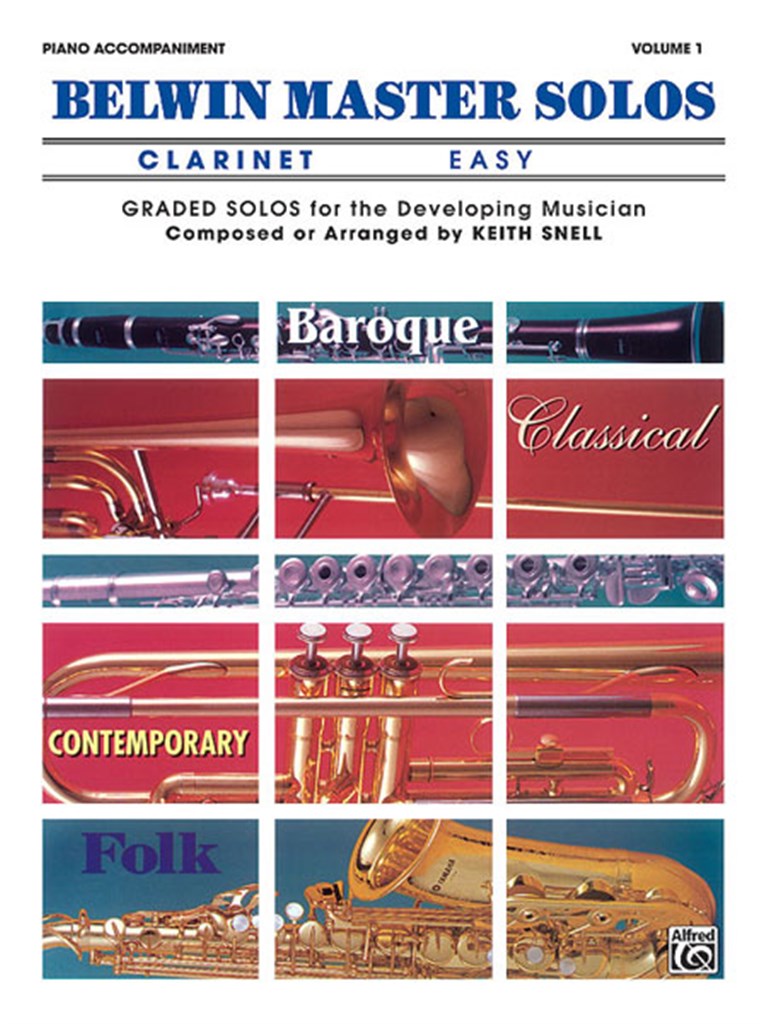 Belwin Master Solos, Volume 1 (Clarinet)