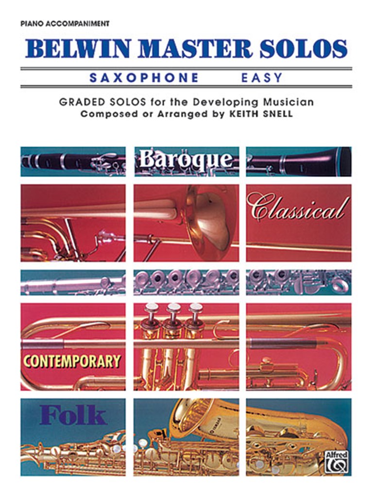 Belwin Master Solos, Volume 1 (Alto Saxophone)