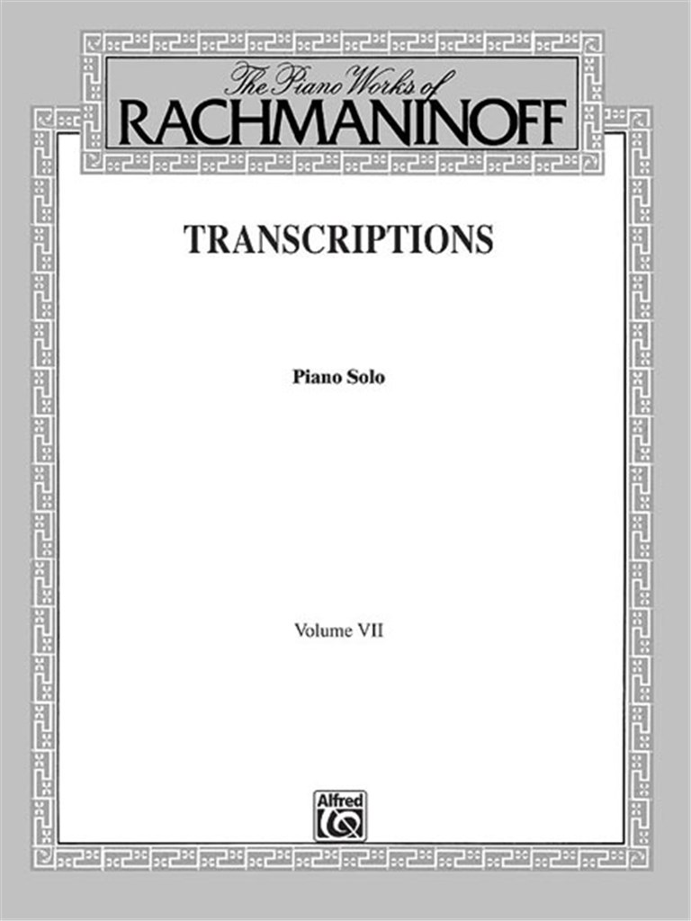 The Piano Works of Rachmaninoff, Volum VII