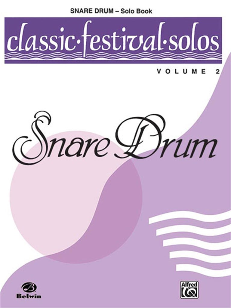 Classic Festival Solos Snare Drum Vol. 2 Solo Book