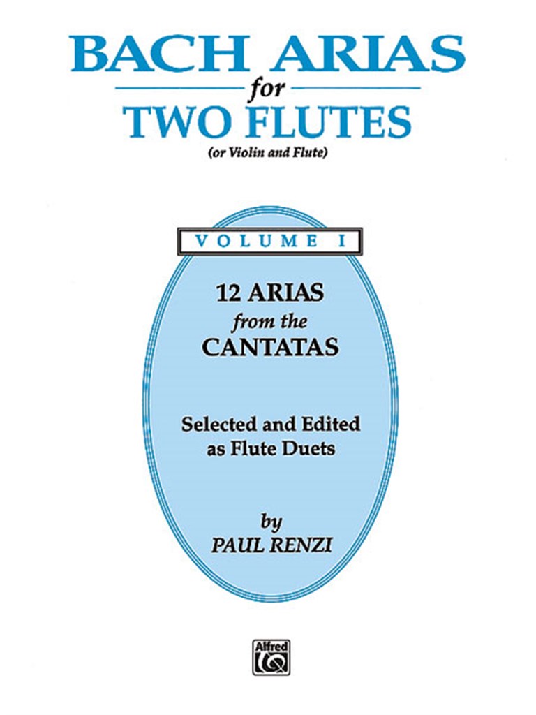 Bach Arias for Two Flutes, Volume I