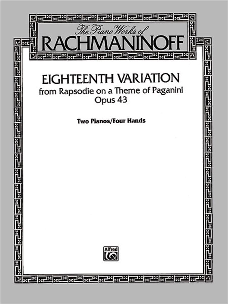 Eighteenth Variation