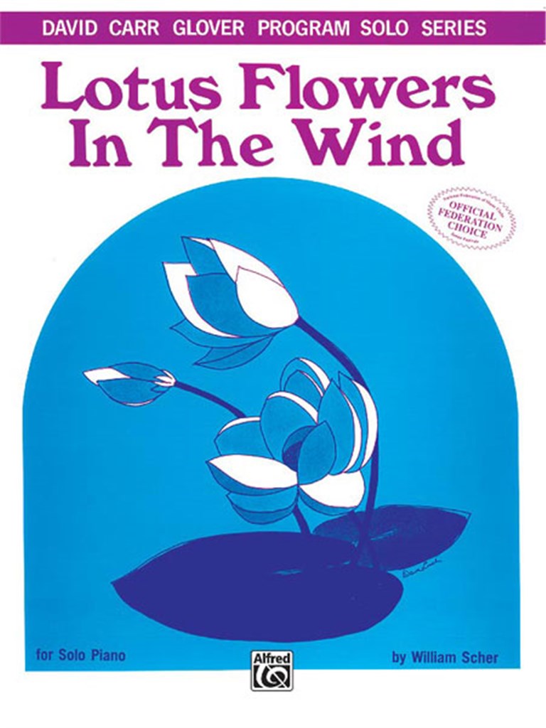 Lotus Flowers in the Wind