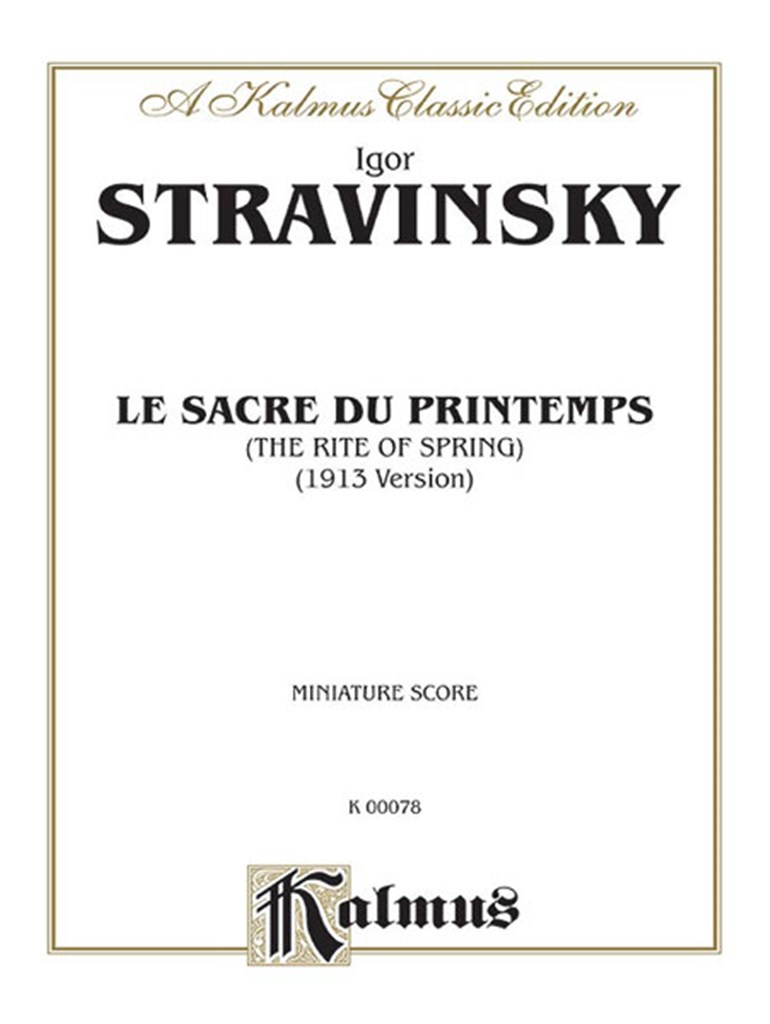 Le Sacre du Printemps (The Rite of Spring)
