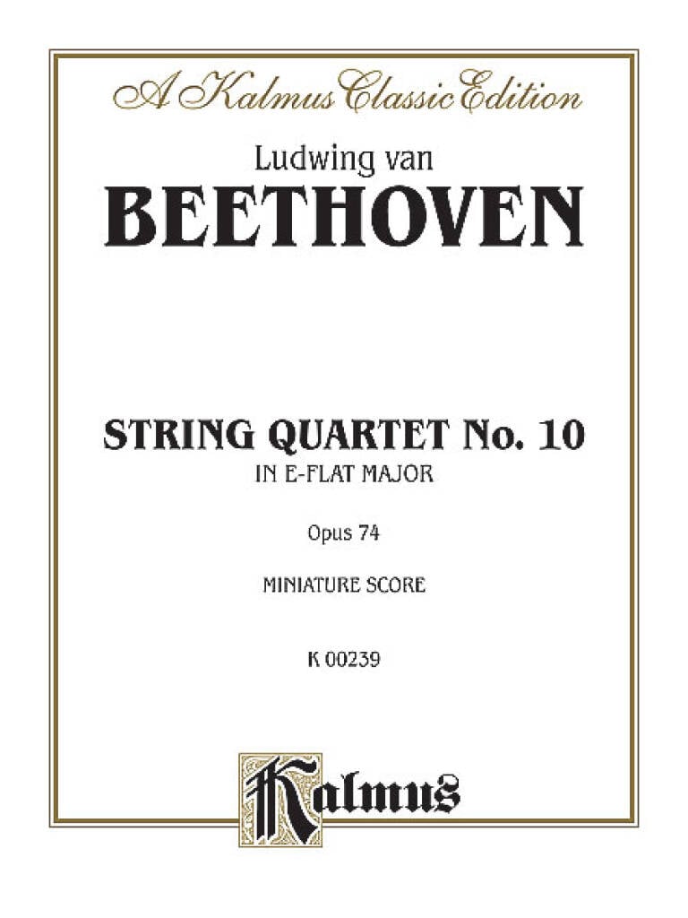 String Quartet in E-Flat Major, Op. 74