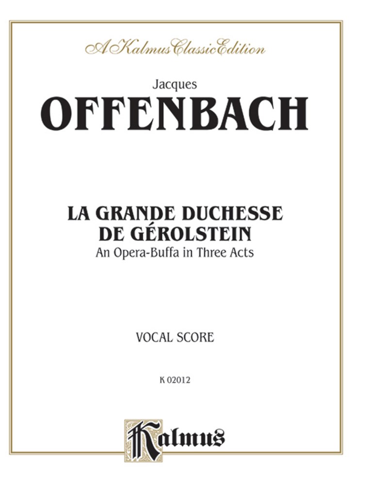 La Grande Duchesse de Gérolstein