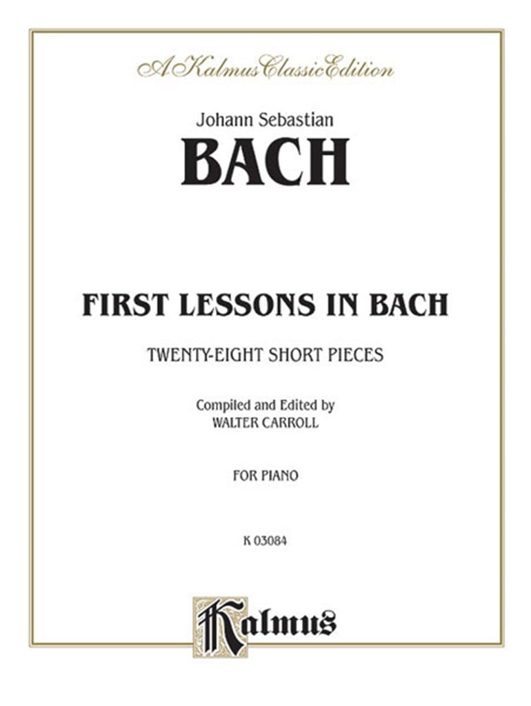 First Lessons in Bach