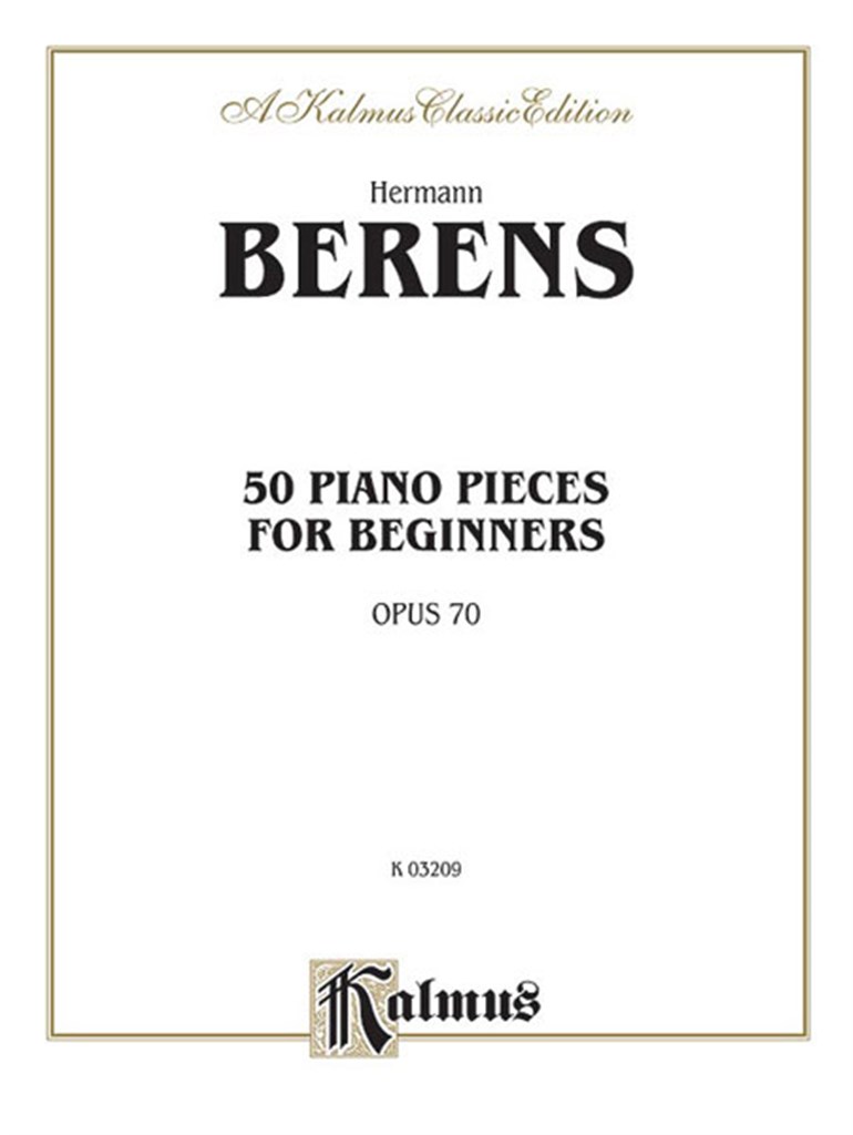 50 Piano Pieces for Beginners, Op. 70