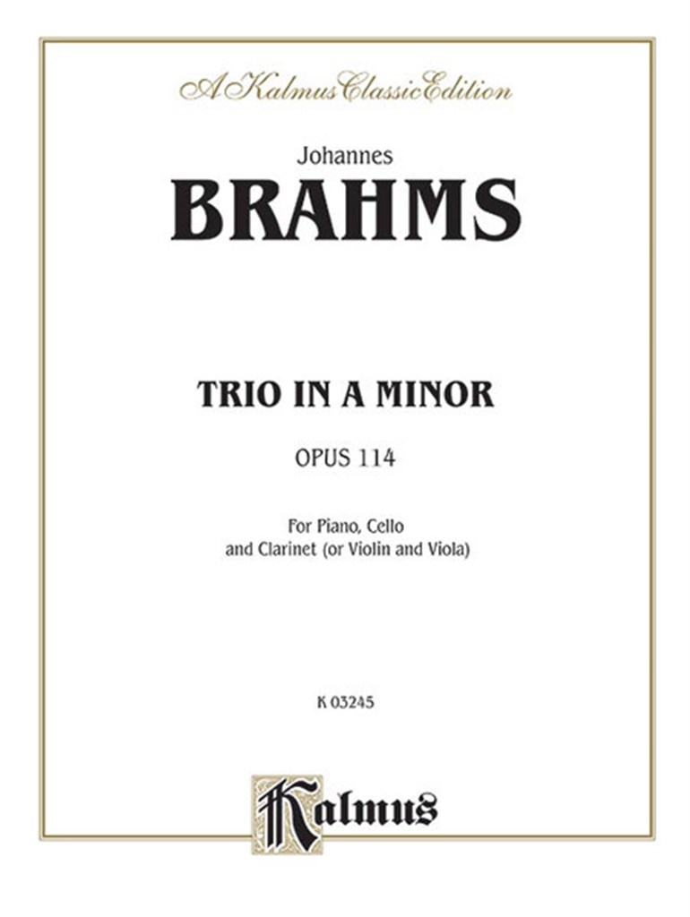 Trio in A Minor, Op. 114