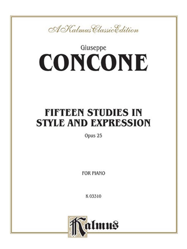 Fifteen Studies in Style and Expression, Op. 25