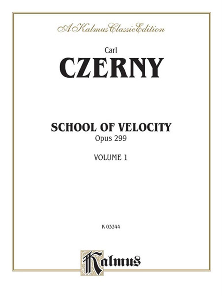 School of Velocity, Op. 299, Volume I