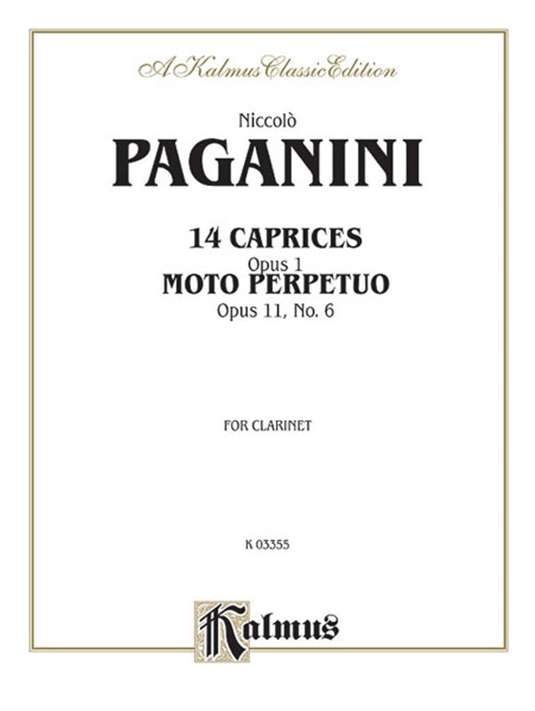14 Caprices, Op. 1 & Moto Perpetuo, Op. 11, No. 6