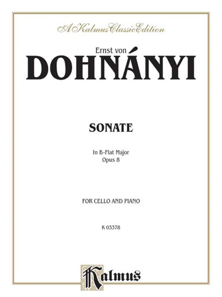 Sonata in B-Flat Major, Op. 8