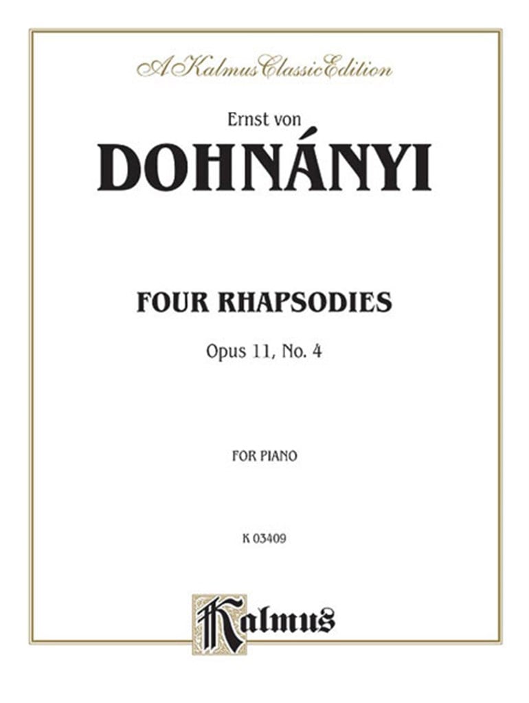Rhapsody, Op. 11, No. 4