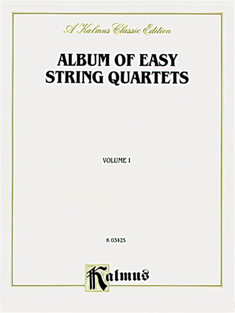 Album of Easy String Quartets, Volume I