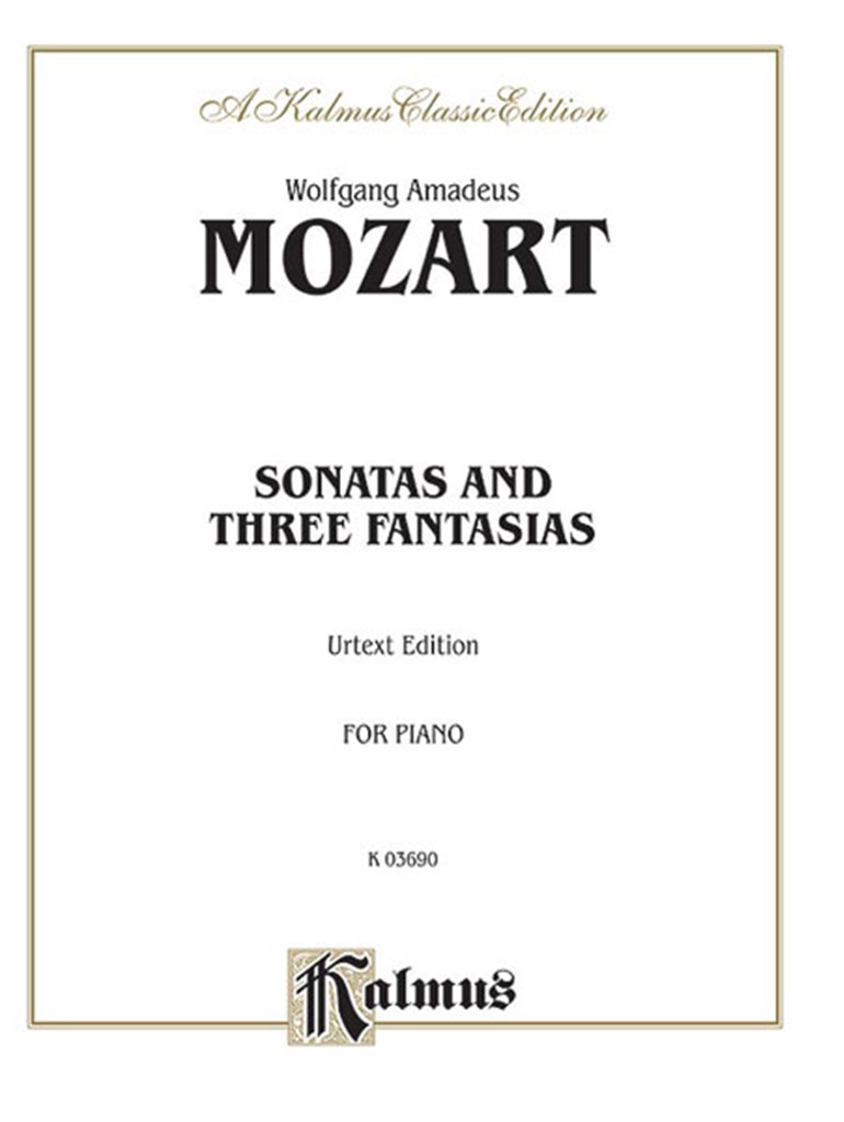 Sonatas and Three Fantasias (Urtext)
