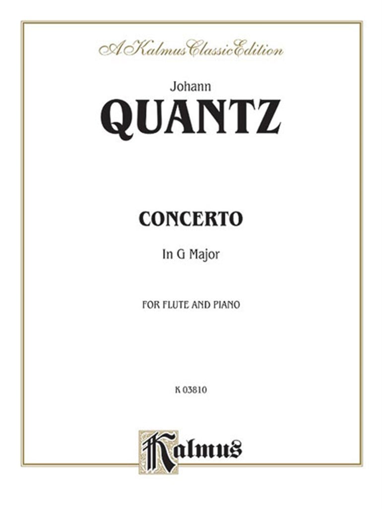 Flute Concerto in G Major (Orch.)