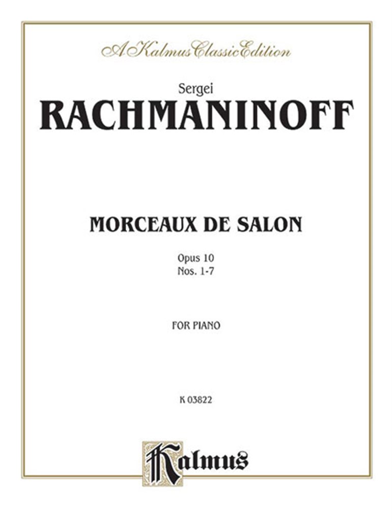Morceaux de Salon Opus 10