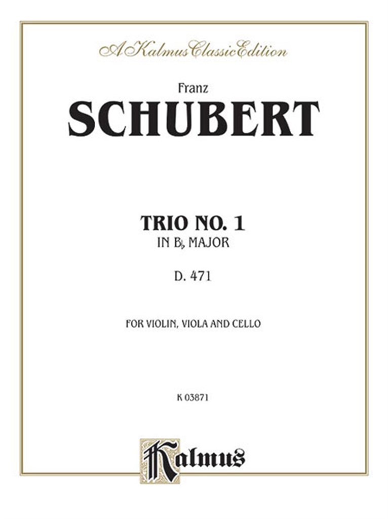 Trio No. 1 in B-Flat Major