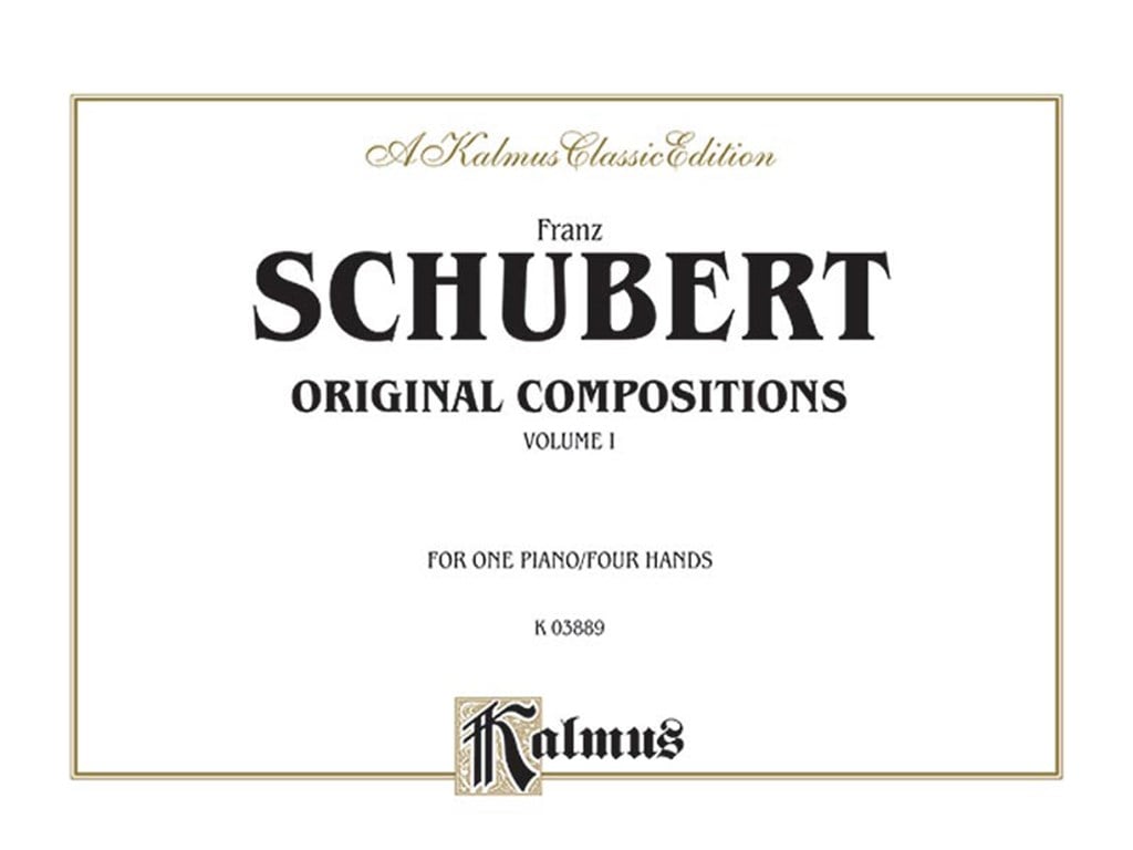 Original Compositions for Four Hands, Volume I