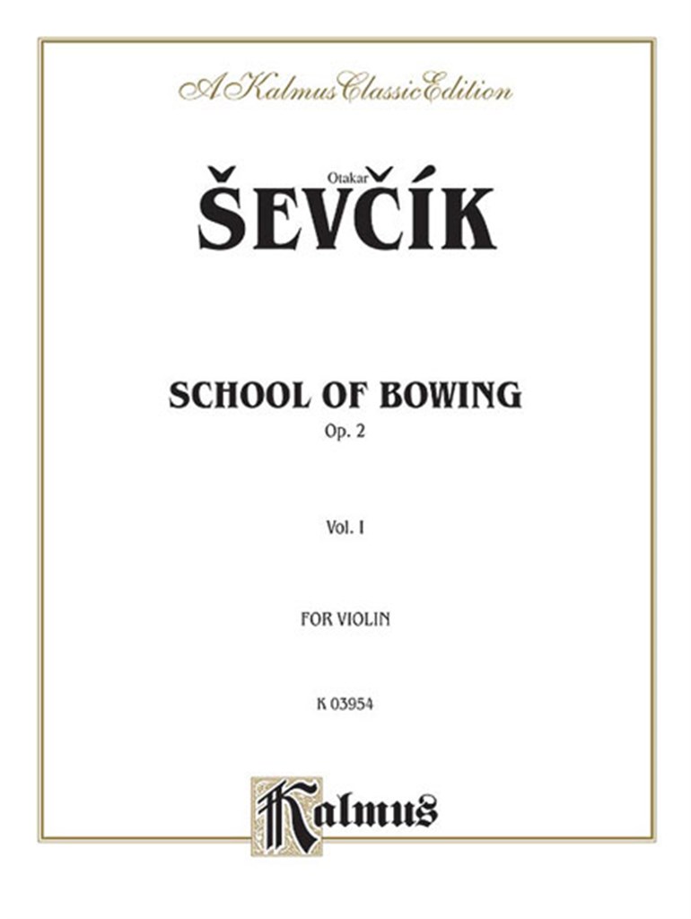 School of Bowing, Op. 2, Volume I