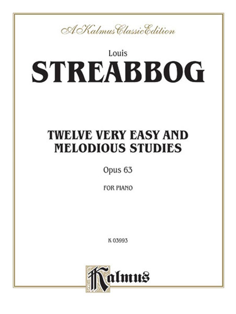 Twelve Very Easy and Melodious Studies, Op. 63