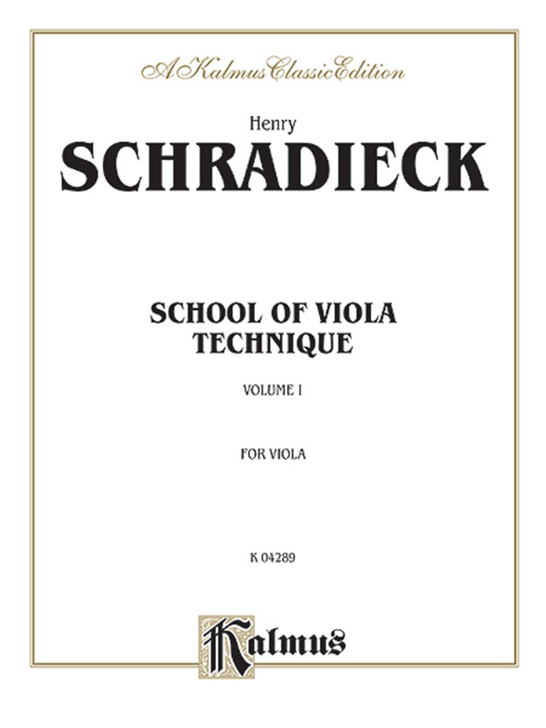 School of Viola Technique