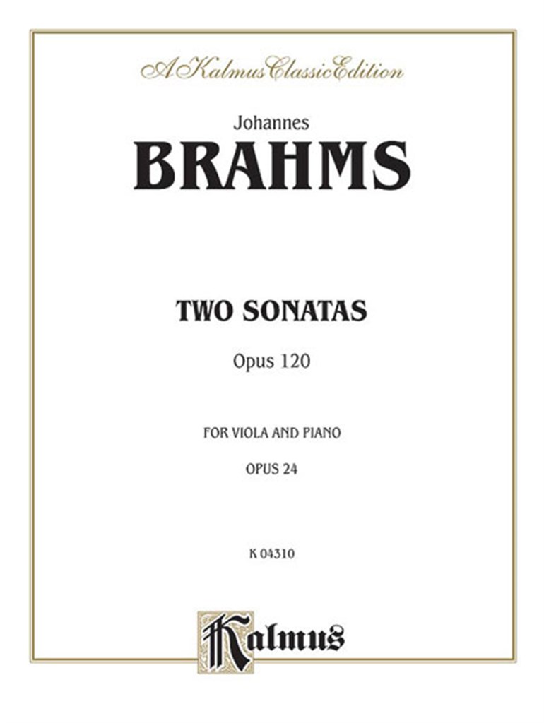 Two Sonatas, Op. 120