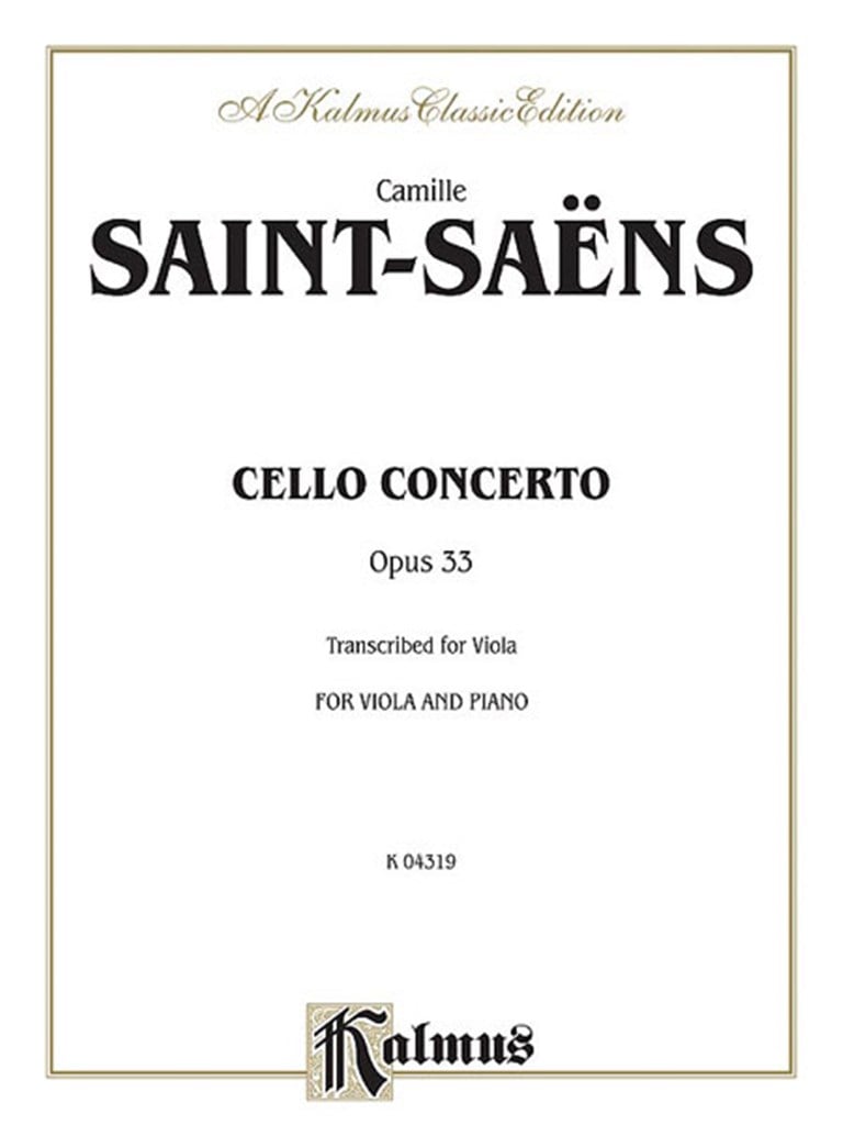 Cello Concerto, Op. 33