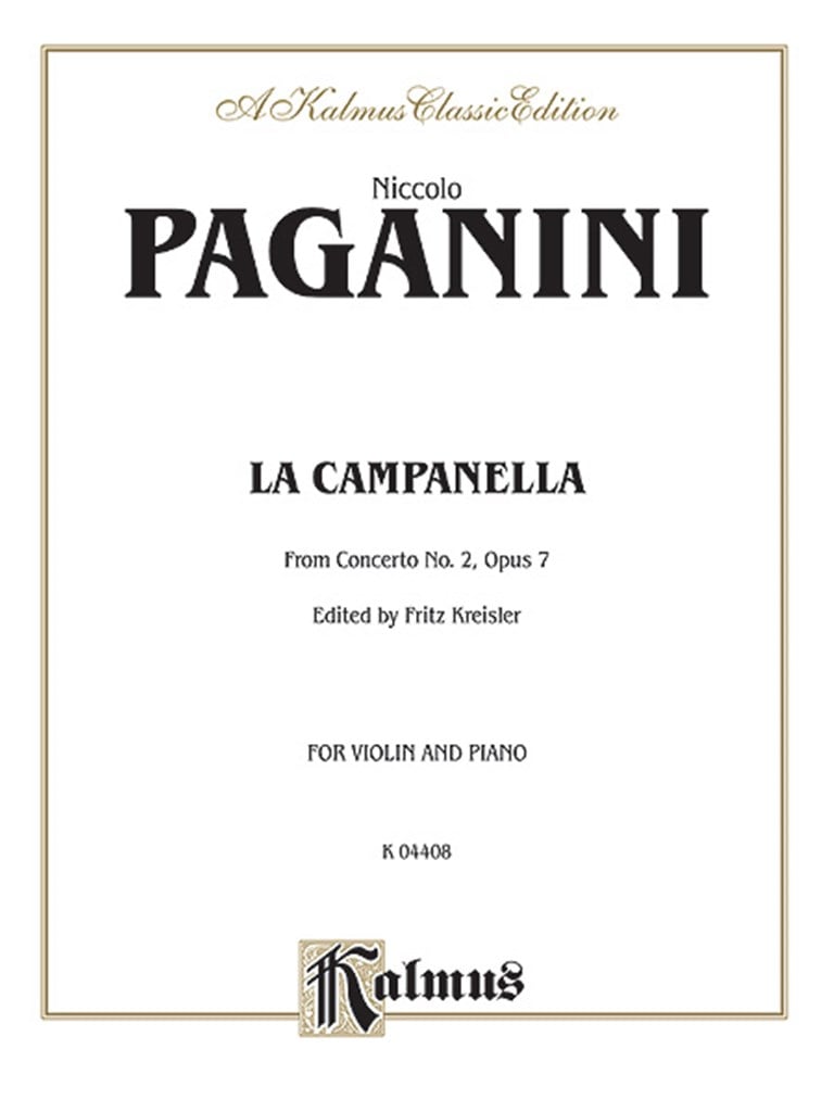 La Campanella, Op. 7