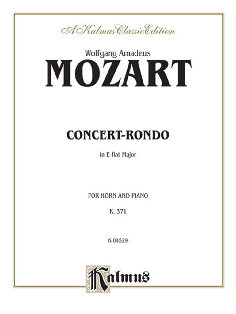 Concert-Rondo in E-Flat Major, K. 371