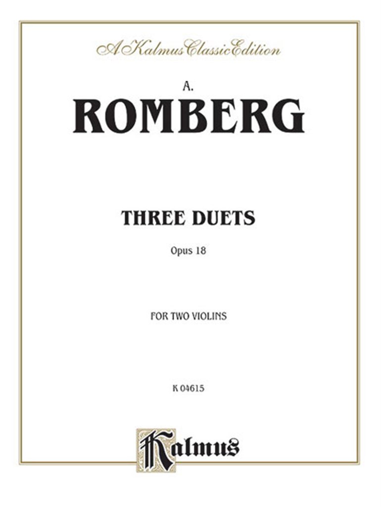 Three Duets, Op. 18