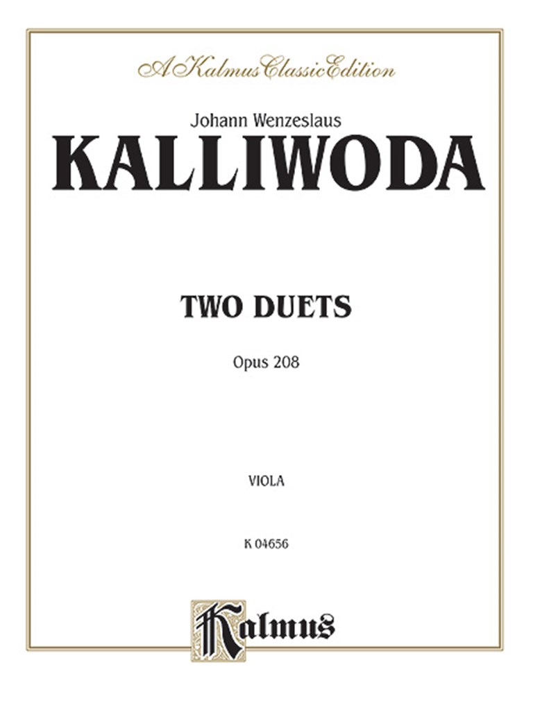 Two Duets, Op. 208