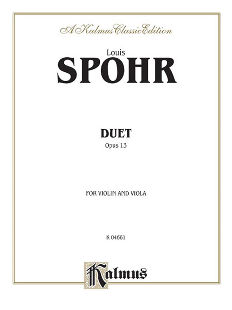 Duet, Op. 13