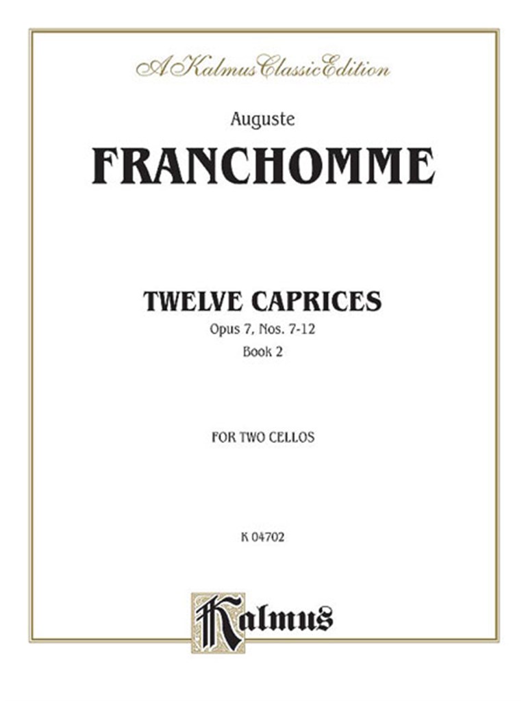 Twelve Caprices for Two Cellos, Op. 7