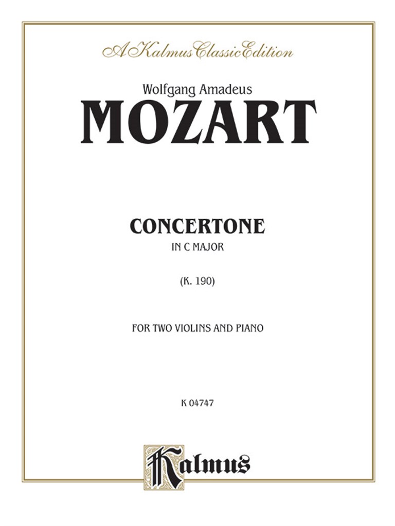 Concertone in C Major