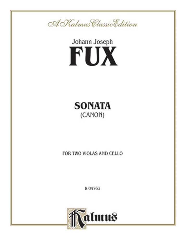 Sonata (Canon) for Two Violas and Basso Continuo