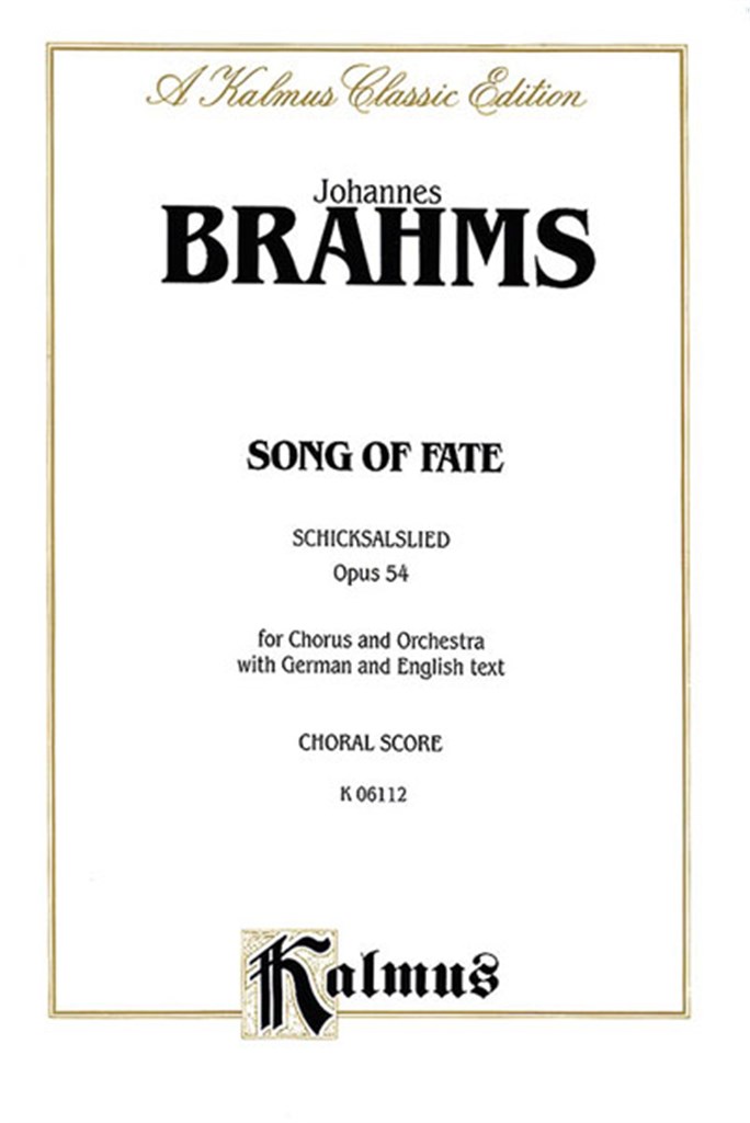 Song of Fate (Schicksalslied) op. 54