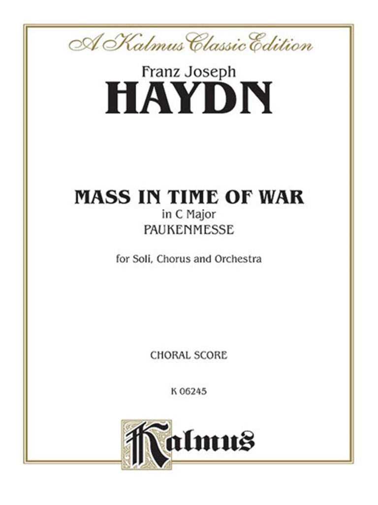 Paukenmesse Missa in Tempori Belli in C Major