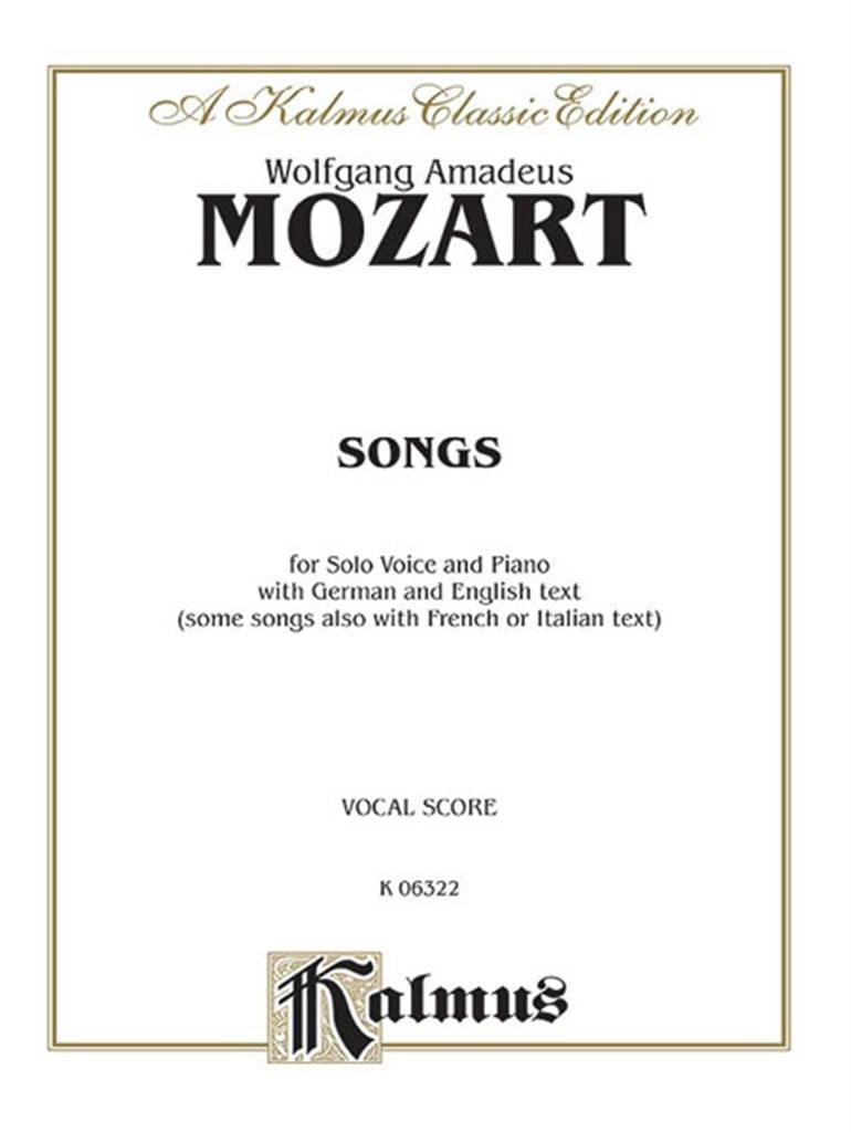 Songs (Octavo Size)