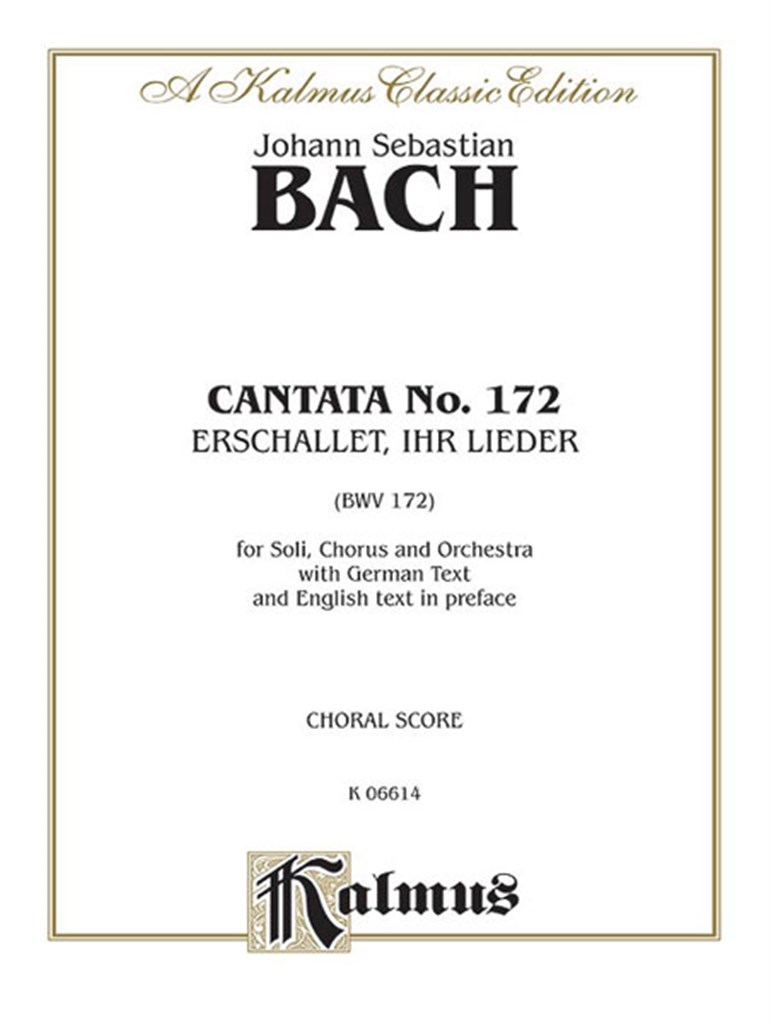 Cantata No. 172 - Erschallet, ihr Lieder