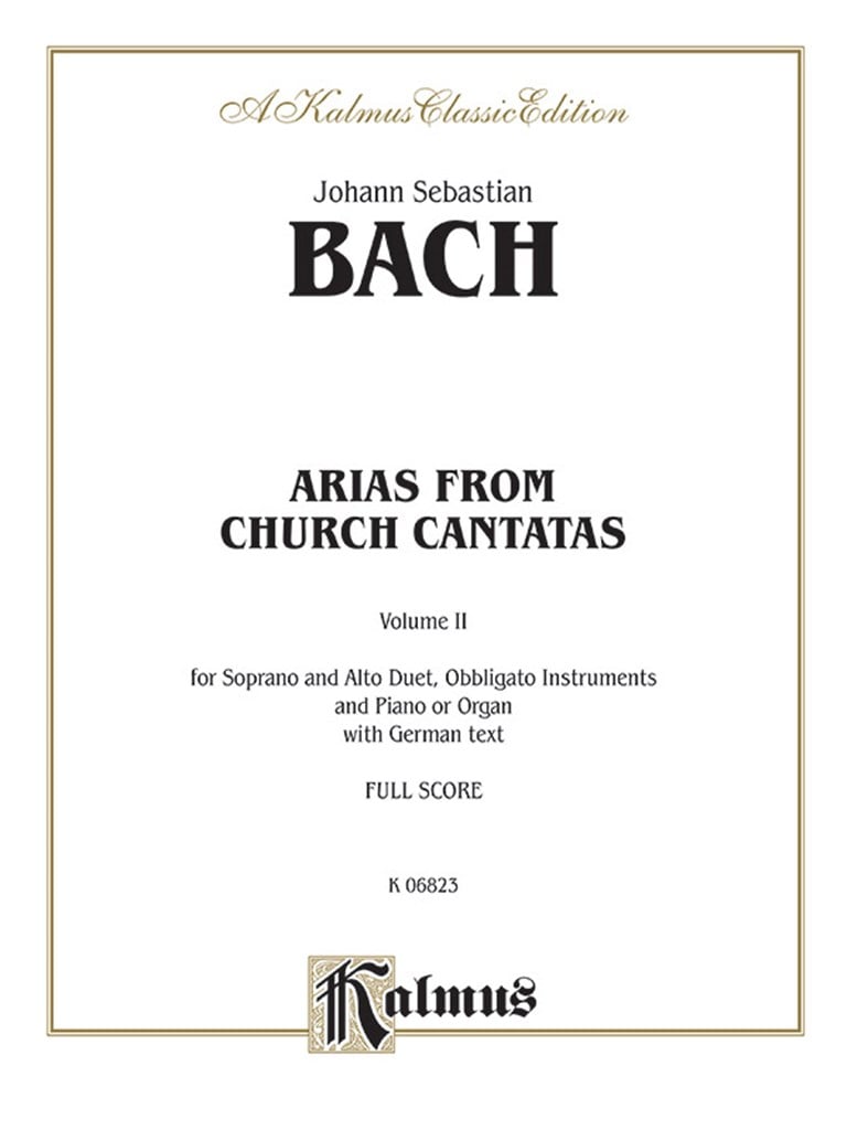 Soprano and Alto Arias, Volume II (4 Duets)