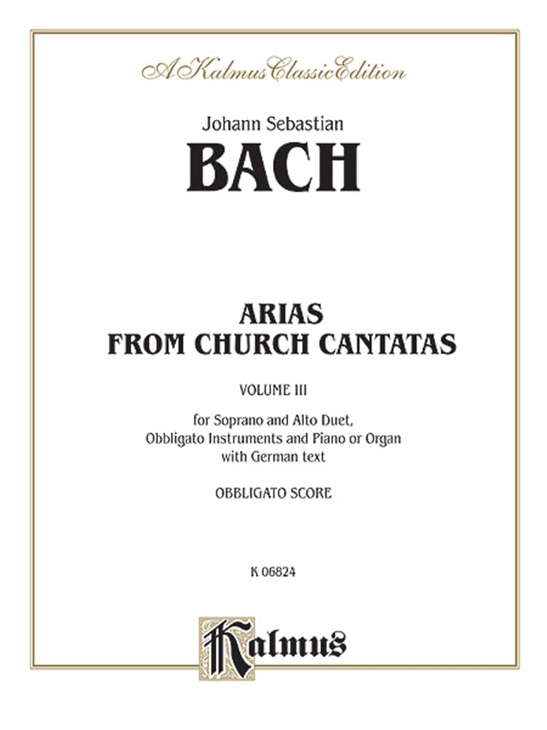 Soprano and Alto Arias, Volume III (4 Duets)