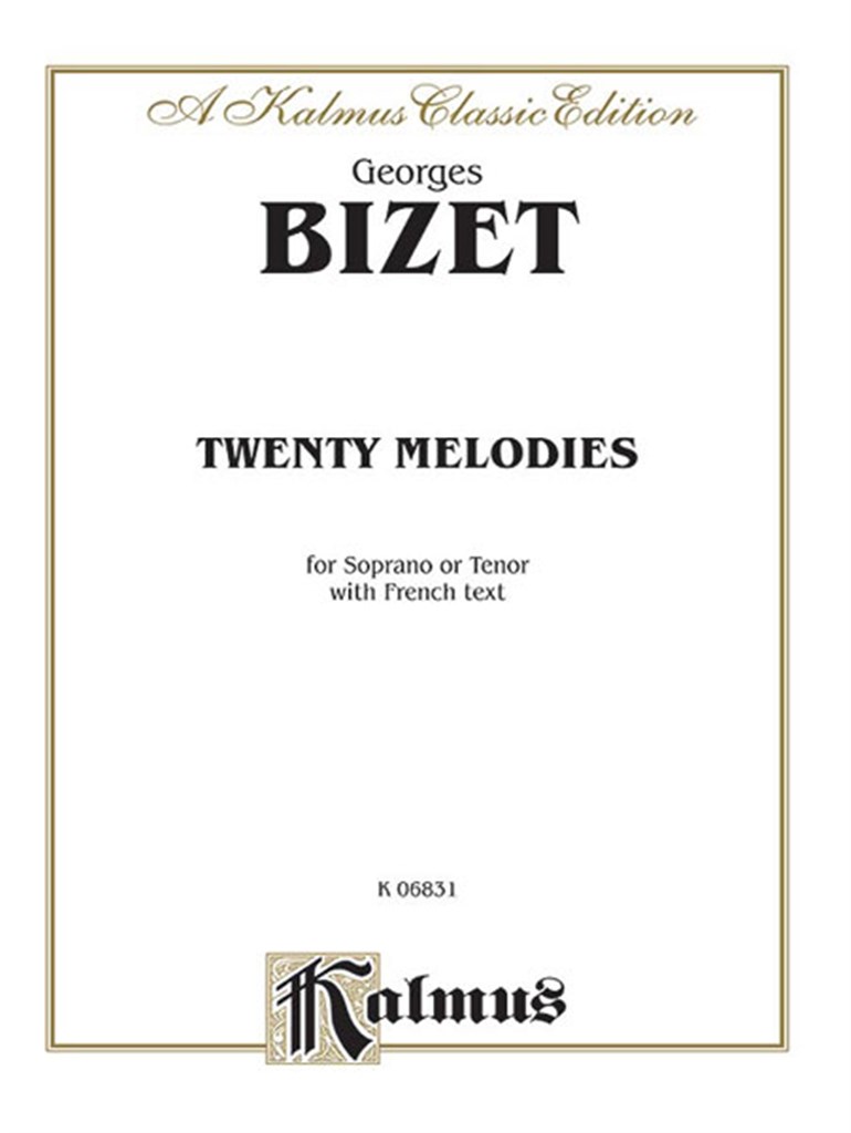 Twenty Melodies - Soprano or Tenor