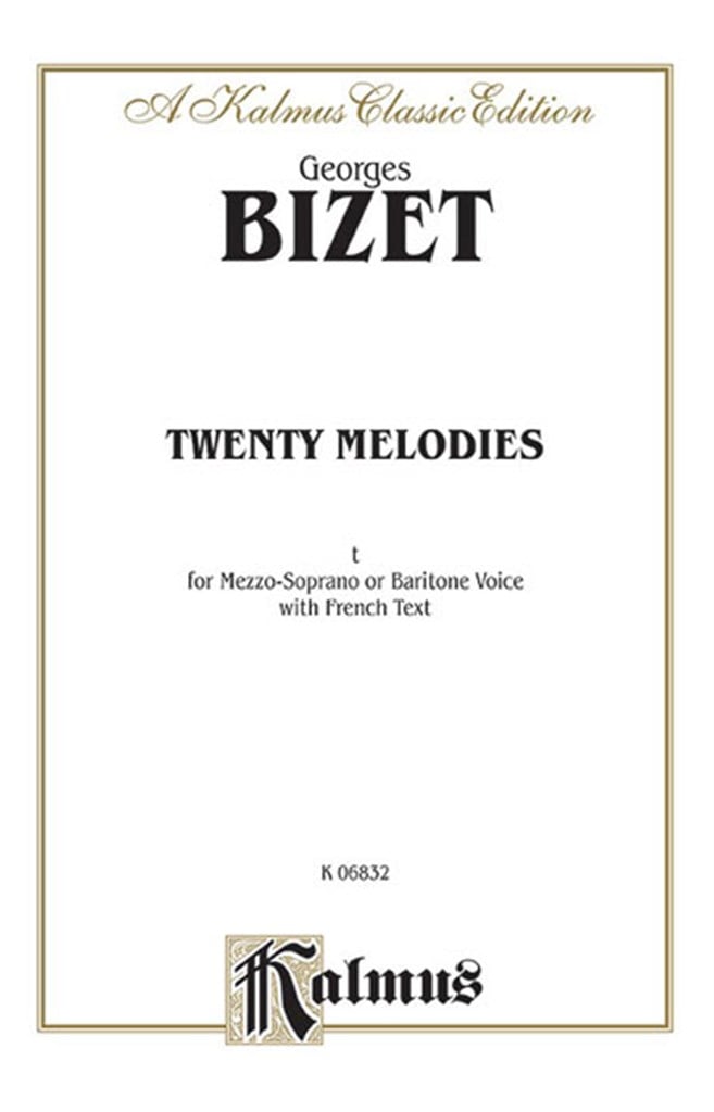 Twenty Melodies - Mezzo-Soprano or Baritone