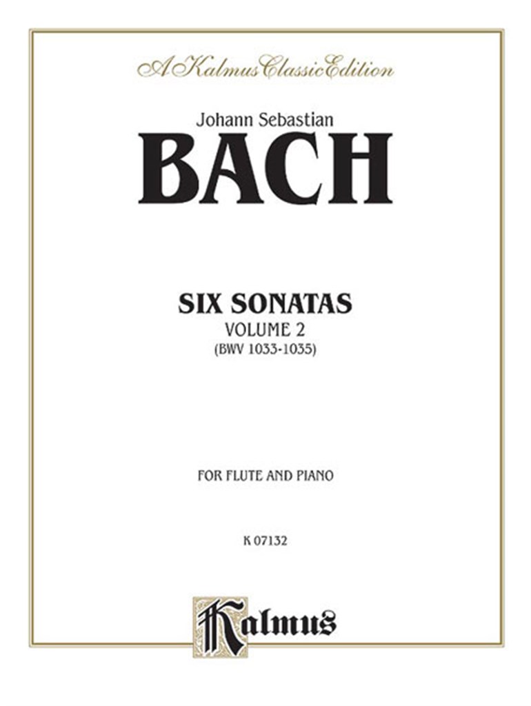 Six Sonatas, Volume II (BWV 1033-1035)